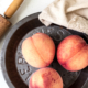 Cooking peaches
